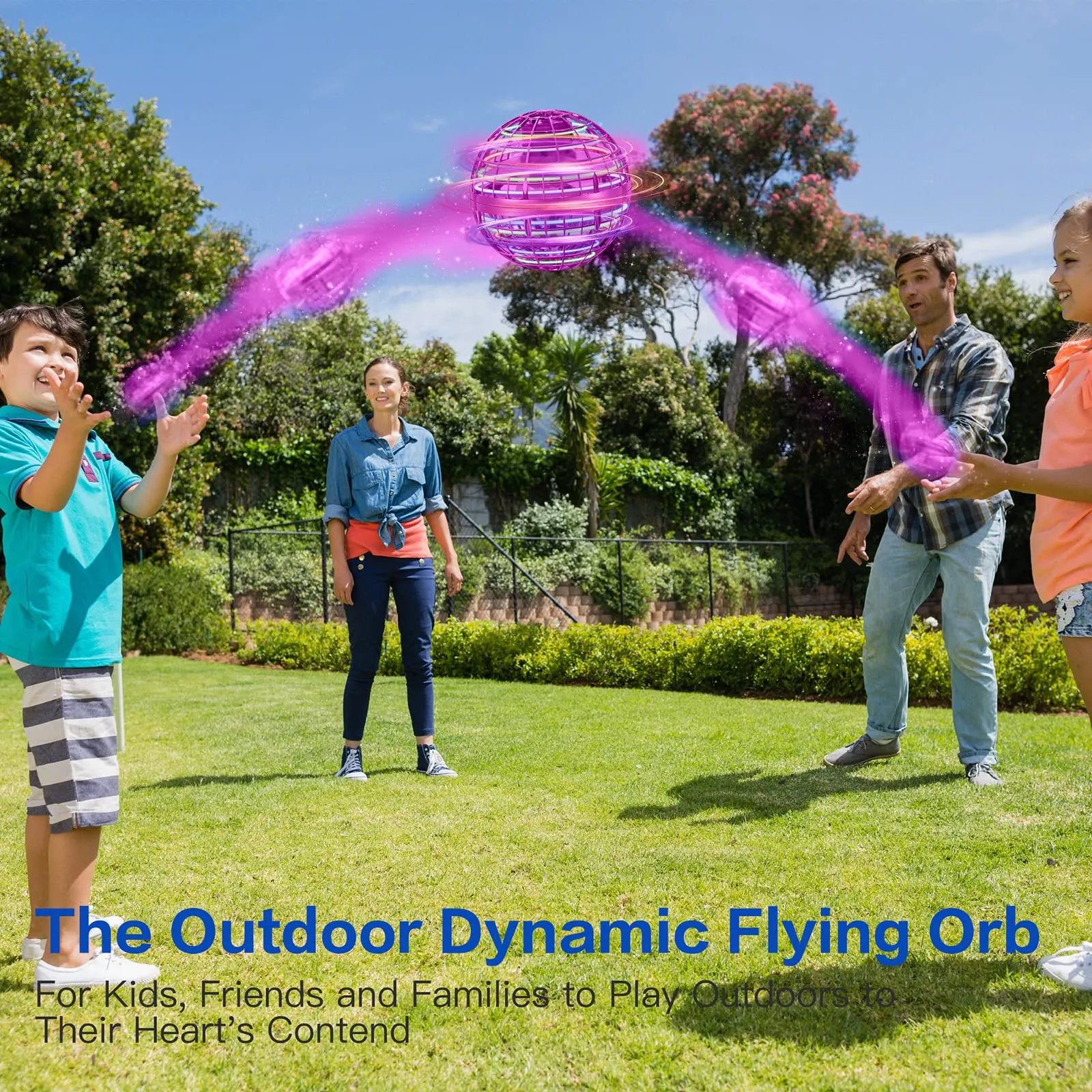 Flying Orb Ball Boomerang Fly Nebula Spinner Toys Soaring Hover UFO Mini  Drone