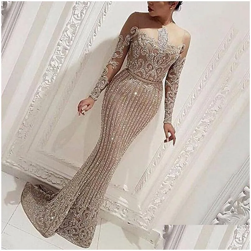 2022 new arrival y prom dresses women long sleeve bodycon cocktail party robe elegant formal evening vestido