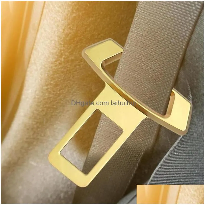 safety belts accessories 2pcs belt buckles car seat alarm canceler stopper plug buckle clip extender217c
