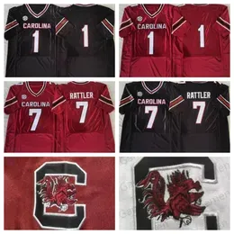 South Carolina Gamecock Football Jersey College 7 Spencer Rattler 1 Jaycee Horn all stitched jerseys mens