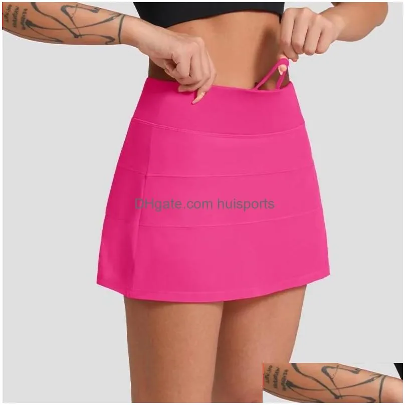 fillibeg lu women yoga tennis pace rival skirt pleated gym clothes womens designer clothing outdoor sport running fitness golf pants sh ainw
