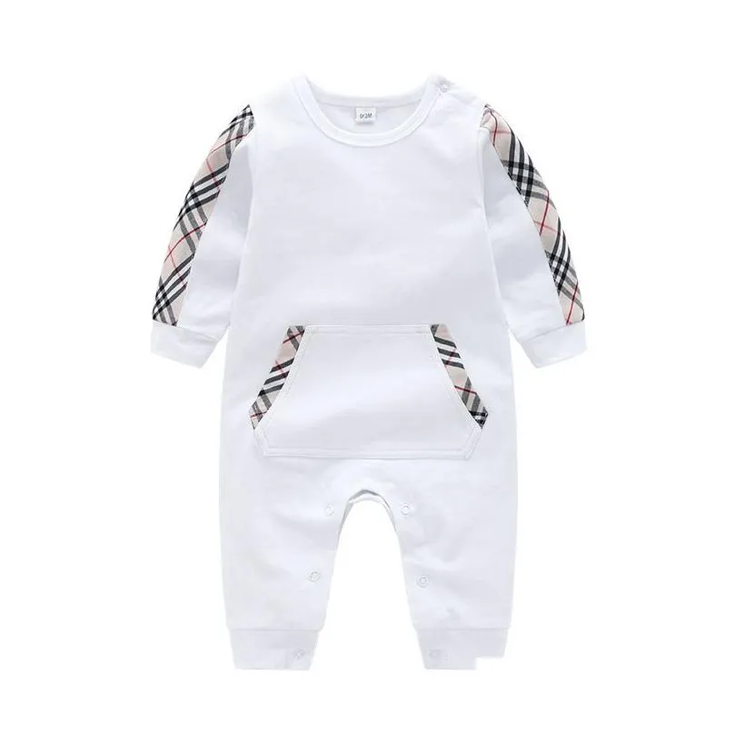 Kids Girl Romper baby infant boy clothes Newborn Jumpsuit Long Sleeve Cotton Pajamas 0-24 Months Rompers designers clothes