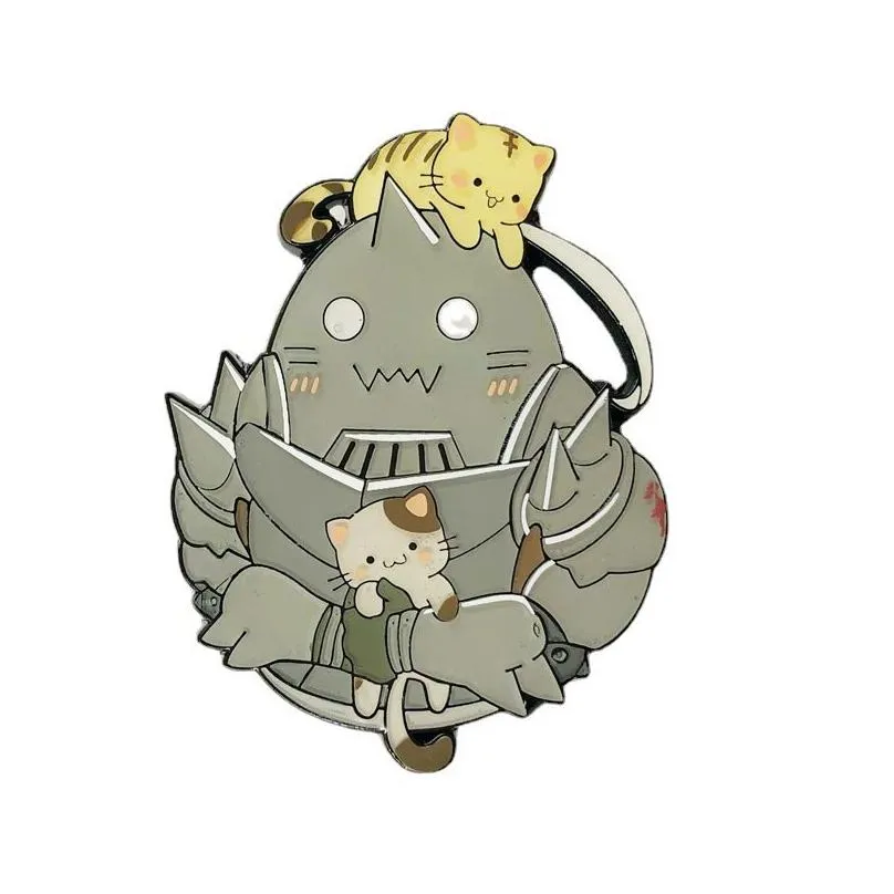Cartoon Accessories Flmetal Alchemist Cute Enamel Pin Pins Badges On Backpack Things Accessories For Jewelry Japanese Manga Gift Brooc Dhbyy
