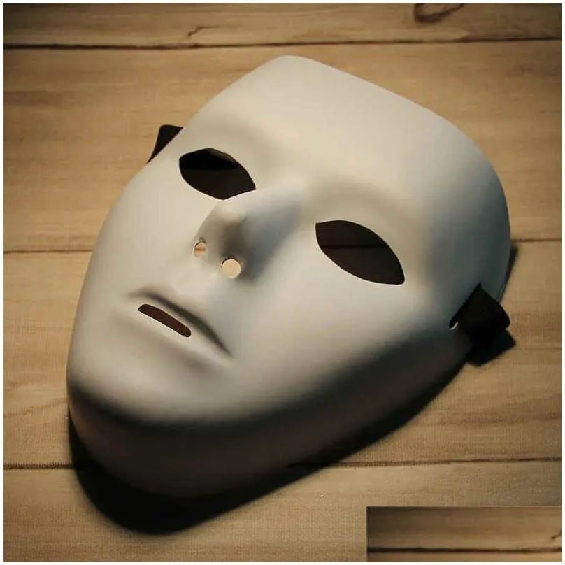 blank mask jabbawockeez hip hop white masque venetian carnival mardi gras masks for halloween masquerade balls cosplay costume festive