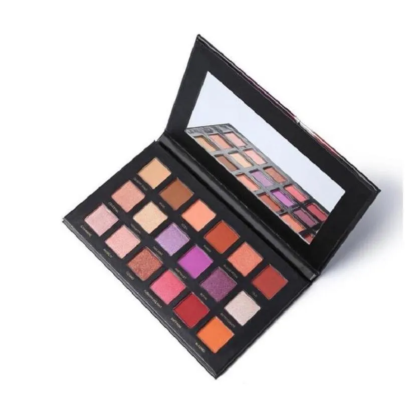 In stock Beauty 18 Colors Eyeshadow 4 styles Palette Rose Gold Textured Palette Makeup Eye shadow Beauty Palette Matte Shimmer ePacket