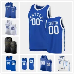 Kentucky Wildcats Custom Basketball Jersey 2 Sahvir Wheeler CJ Fredrick TyTy  Jr. Daimion Collins Davion Mintz Keion Brooks Jr. Kellan Grady Oscar Tshiebwe