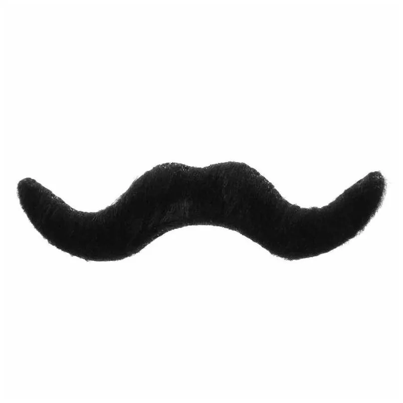 festives party fake mustache halloween decorations cosplay costume novelty funny beard handlebar mustaches moustache for birthday christmas gift