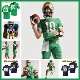 2023 Custom NCAA Football Jersey Notre Dame Fighting Irish 18 Steve Angeli 12 Tyler Buchner 33 Sam Assaf 3 Logan Diggs 16 Deion Colzie 37 Henry Cook men Youth women