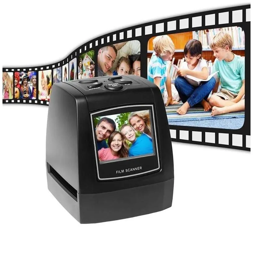 Scanners Portable Po Negative Film Scanner 35/135Mm Converter With 2.36 Lcd Built In Editing Software Digital Slide Viewer Drop Delive