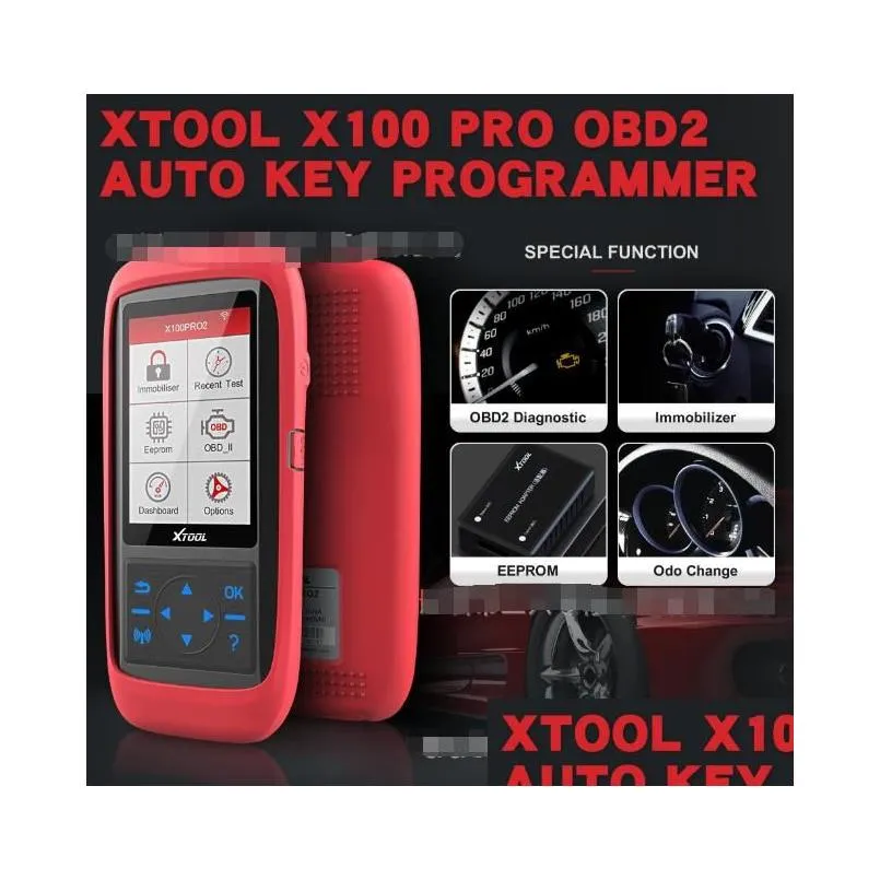 Auto Key Programmer Mileage Adjustment with EEPROM Adapter XTOOL X100 Pro2