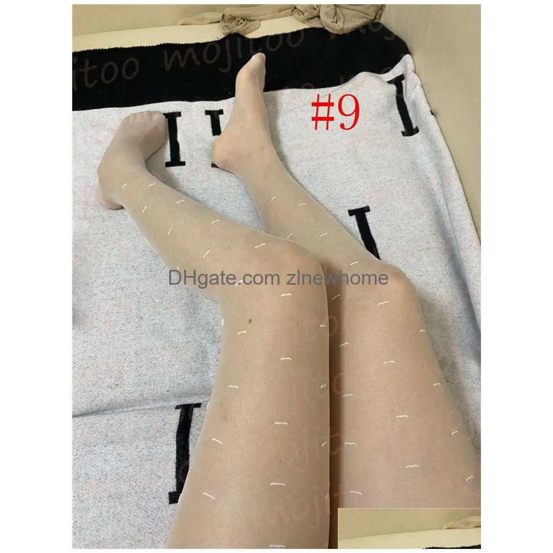 Designer Stockings Womens Tights Socks Luxury Leggings Design Letters Stretch Net Stocking Y Pantyhose For Drop Delivery Dhi4R