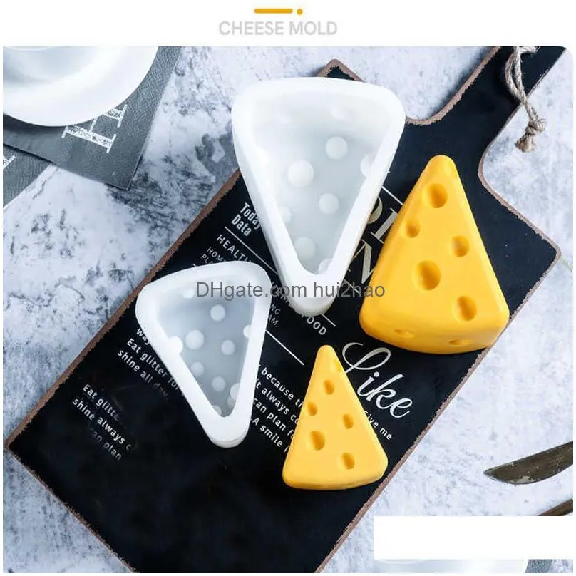  making crafts cheese baking model 3d silicone candle mold orange cheese shape model soap mould tool party supplies baking tools