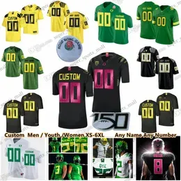 Custom NCAA Oregon Ducks College Football Jerseys Bo Nix Keyon Ware-Hudson Chip Allers Jeffrey Bassa Bryce Boettcher Mase Funa Jamal Hill Devon Jackson Jestin Jacobs