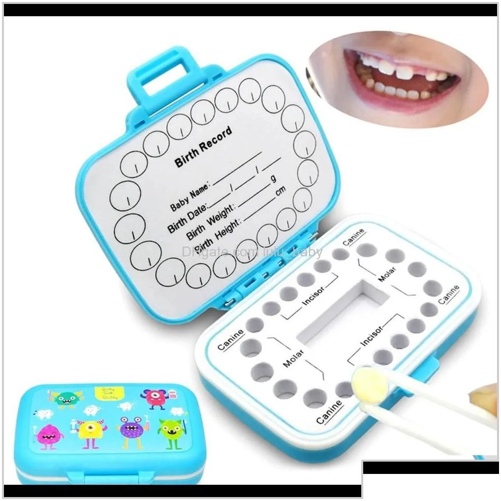 Keepsakes Keepsakes Baby Teeth Keepsake Box Pp Fairy Boxes Kids Storage Holder Organizer Cute Children Tooth Fetal Hair Container 40 L Dhmda