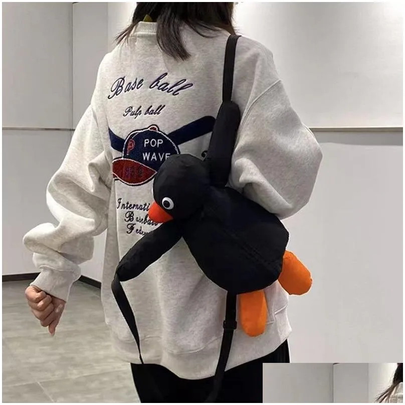 Backpacks Backpacks Plush Backpack Cartoon Cute Ued Toy Soft Stuffed Animal Shoder Bag For Kids Girls Birthday Gifts 230818 Drop Deliv Dhm3K