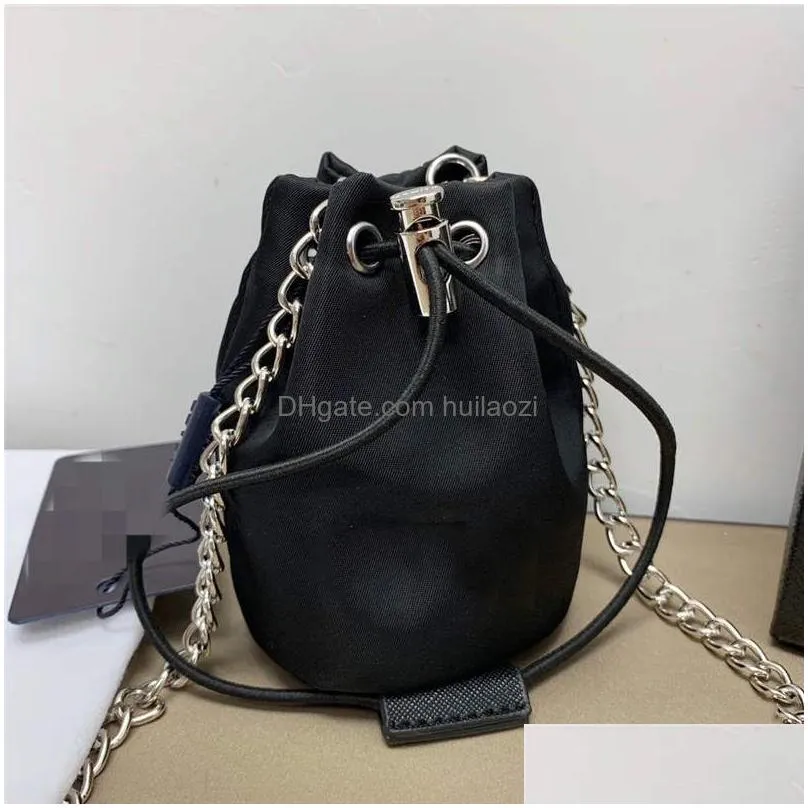 women keychains shoulder messenger bags drawstring classic hand bag bucket waist keychain