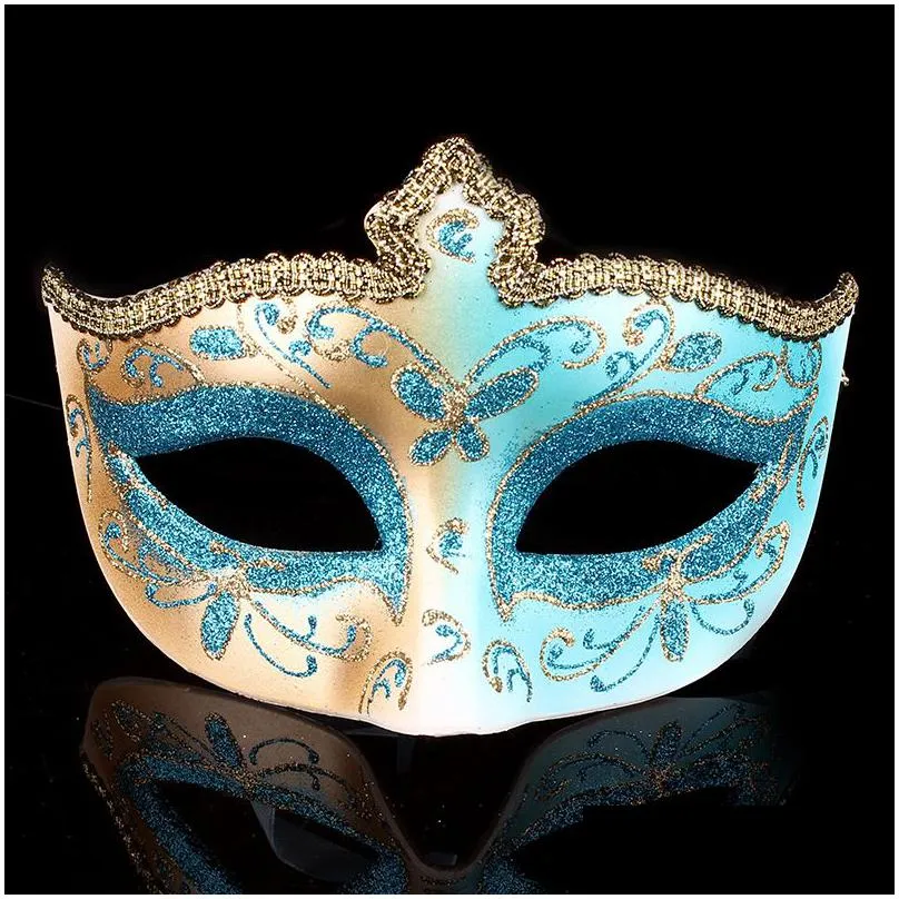 ladies half face wearing mask lace mask for party dance christmas halloween