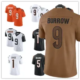 ``Bengals``Football Jerseys 99 Myles Murphy 9 Joe Burrow 1 Ja`Marr Chase 23 Dax Hill 5 Tee Higgins 83 Tyler Boyd 94 Sam Hubbard 28