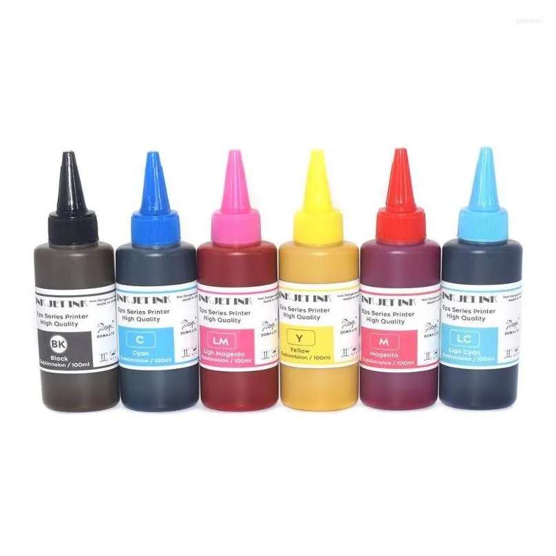 Ink Refill Kits 6Colors Sublimation For T0771-T0776 R260 R380 R280 RX580 RX680 RX595 Artisan50 Printer