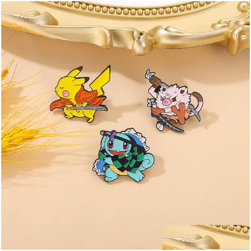 Cute Anime Movies Games Hard Enamel Pins Collect Metal Cartoon Brooch Backpack Hat Bag Collar Lapel Badges Women Fashion Jewelry Elf brooch