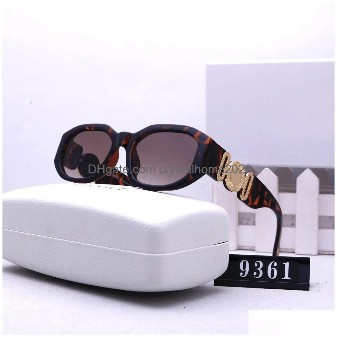 Sunglasses Designer Rec Sunglasses For Women Men Outdoor Beach Sun Glasses Fashion Irregar Frame Uv Protection Drop Delivery Fashion A Dho0C