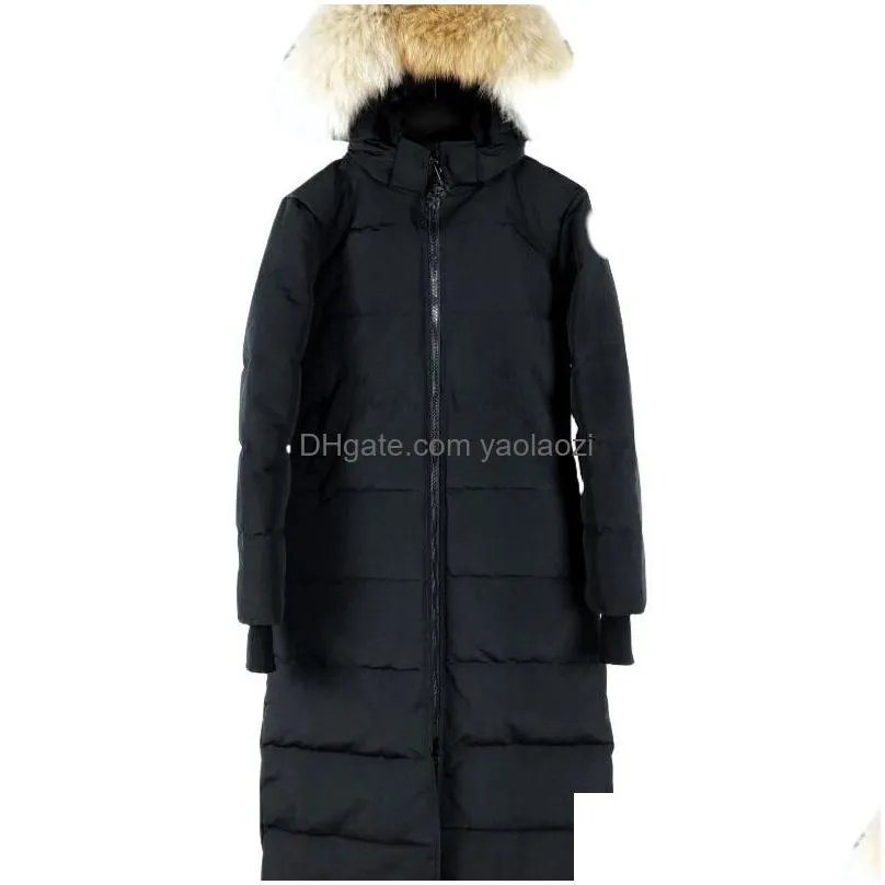  fashion clothing winter down jacket windproof warm real wolf fur parka selling hooded coats men women styles