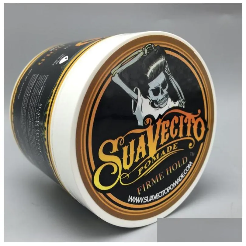 Strong Styling Suavecito Pomade Restoring Hair Wax Skeleton Professional Fashion Hairs Mud Pomades For Salon Hairstyle