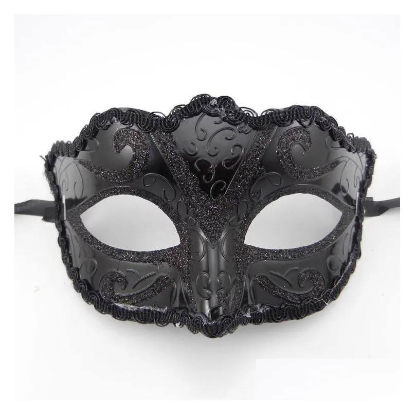 party masks women girls y black lace edge venetian masquerade hallowmas mask masquerade masks with shining glitter mask dance party