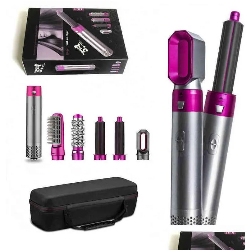 Negative Ionic Electric Hair Dryers Care Styling Tools Products Curling Irons Electric Dryer 5 In 1 Hairs Comb dysonn Negative Ion