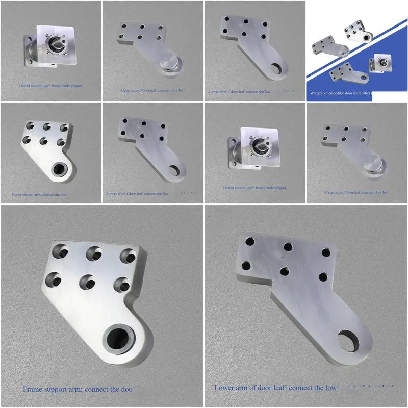 Self-aligning door shaft embedded off-axis warehouse factory door