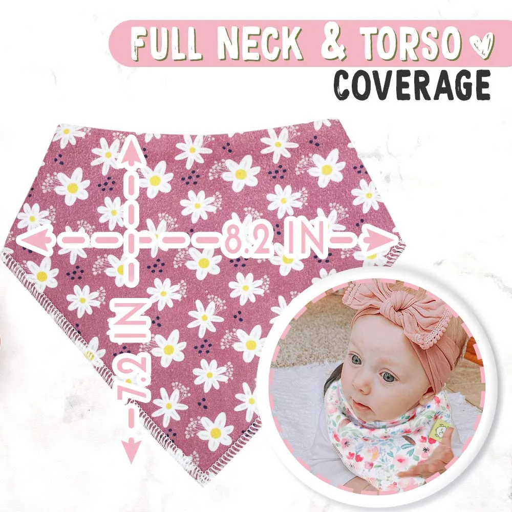 baby bandana drool bibs organic cotton bandana bibs for boys girls baby bibs