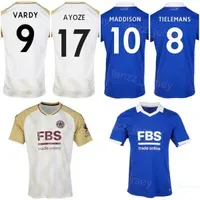 Leicester Soccer City 10 James Maddison Jerseys 22 23 2023 Club 27 Timothy Castagne 8 Youri Tielemans 20 Patson Daka 9 Jamie Vardy Football Shirt Kits Sport Uniform