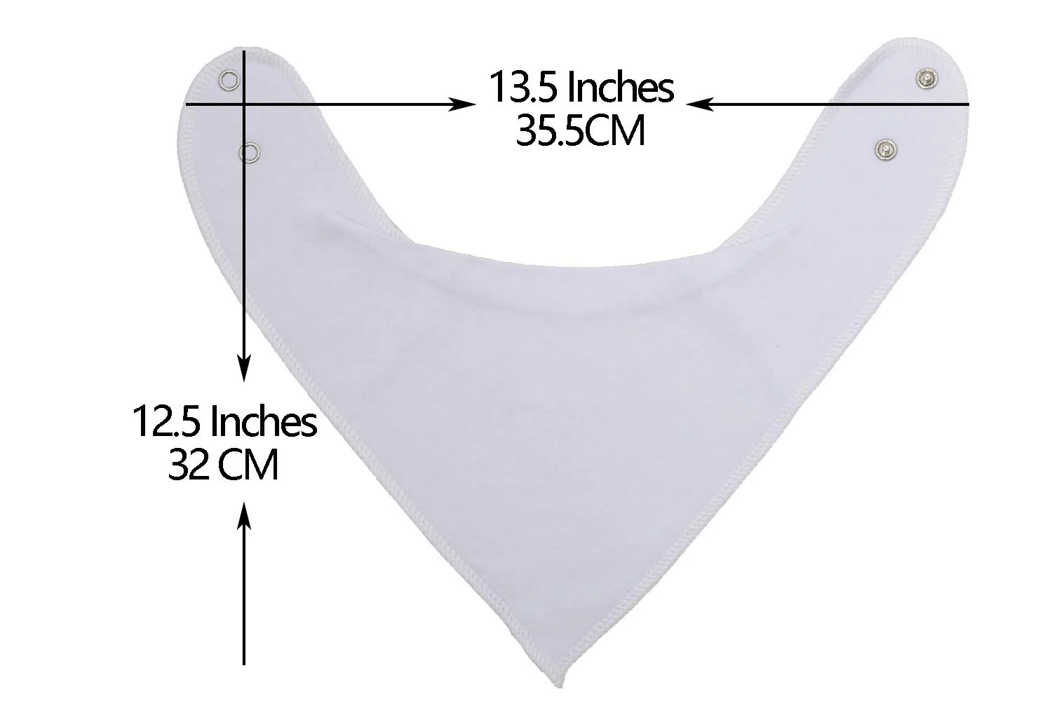black white cotton bandana snap drool bibs for baby girls boys for drooling eating teething for