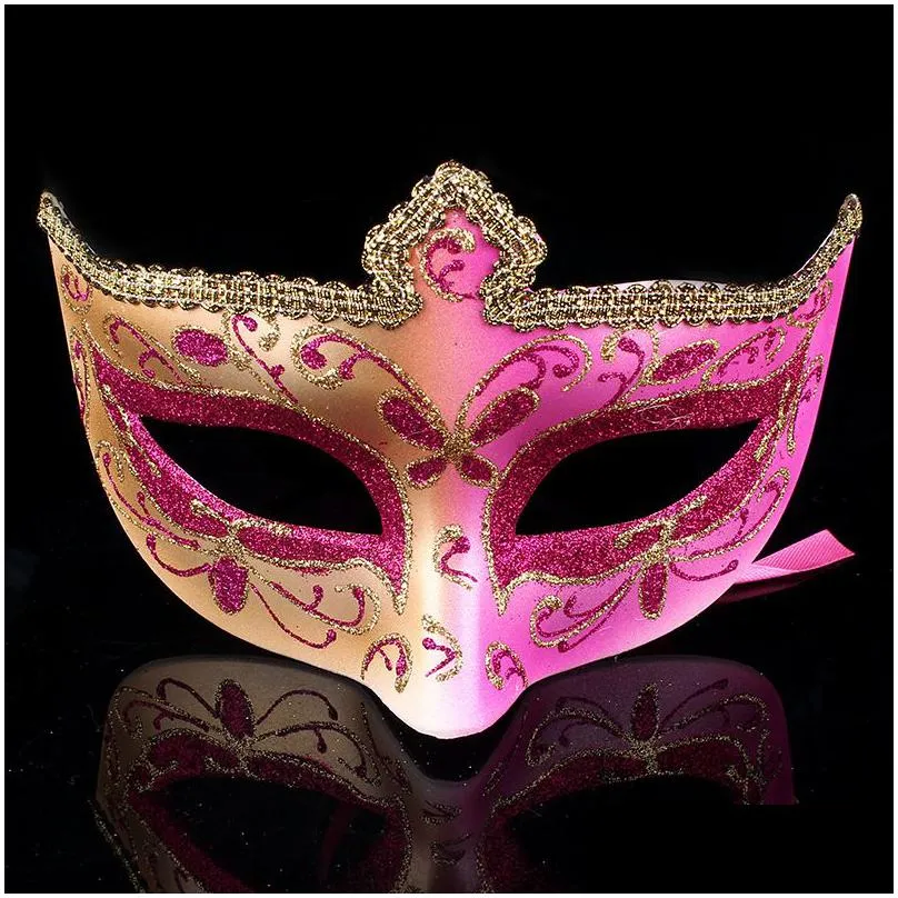 ladies half face wearing mask lace mask for party dance christmas halloween