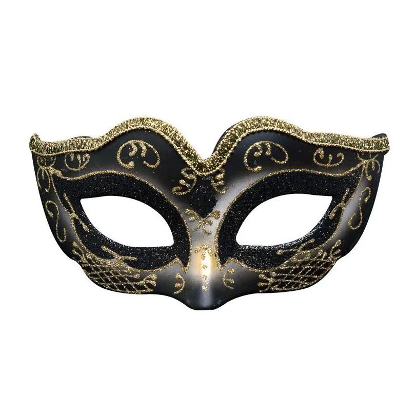 child half face wearing mask lace mask for party dance christmas halloween
