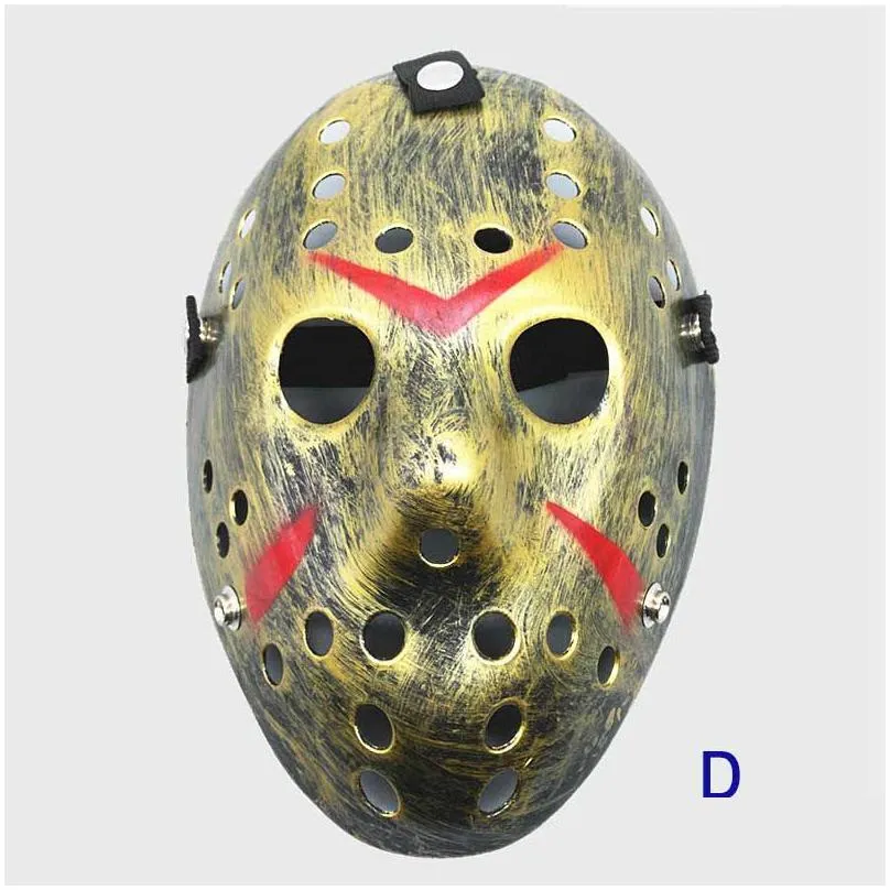 jason mask 9 colors full face antique killer mask jason vs friday the 13th prop horror hockey halloween costume cosplay mask