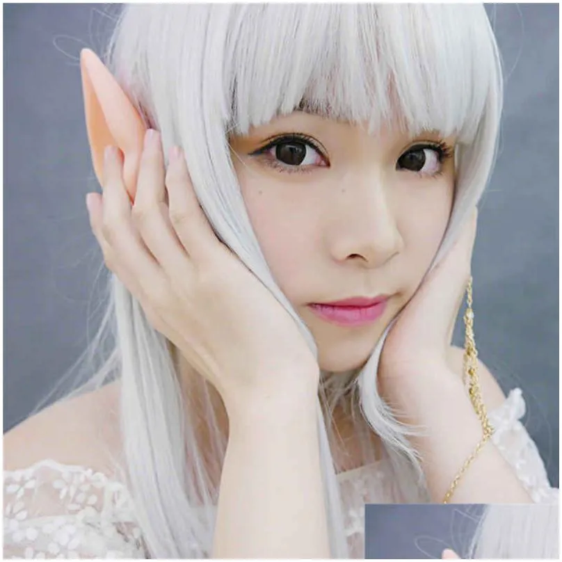 party skin packing halloween elf ears cosplay costumes demon ear hobbit genie fake ears party masquerade decorations funny cute fashional make