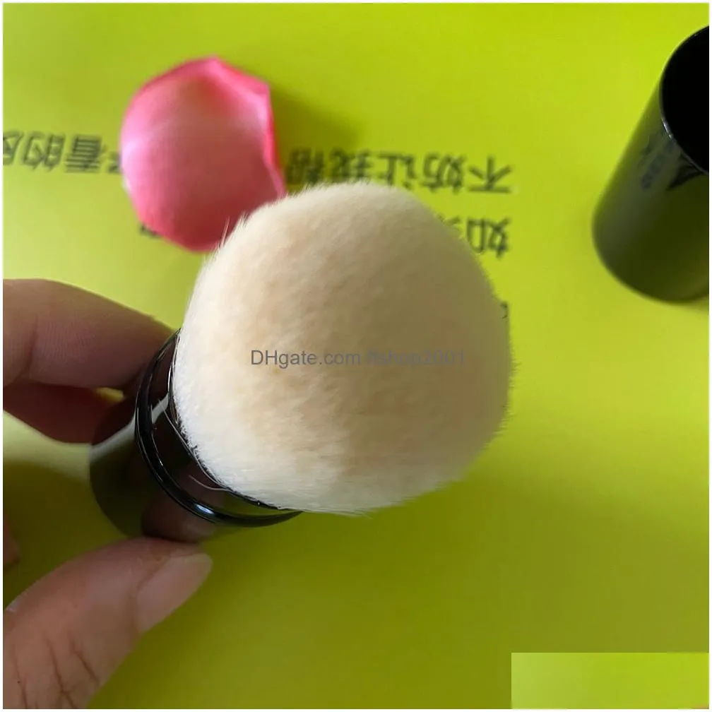 party gift fashion accessories makeup brush porable retractrable mushroom power brush cosmetic tool veil powder brush double-ended powder highlighter