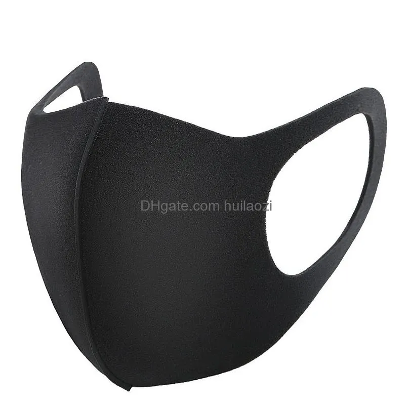 dhs ship washable protective face masks cycling black reusable adult anti dust mouth cotton cloth mask fashion sports masks fy9041