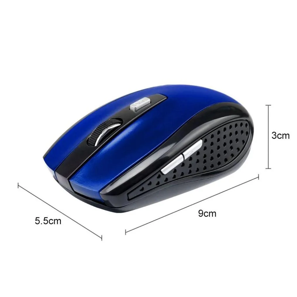 Mice 2.4Ghz Usb Optical Wireless Mouse With Receiver Portable Smart Sleep Energy-Saving For Computer Tablet Pc Laptop Desktop White Dr