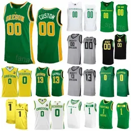 Oregon Ducks College 5 Jermaine Couisnard Jerseys Basketball 0 Will Richardson 3 Keeshawn Barthelemy 13 Quincy Guerrier 11 Rivaldo Soares 1 NFaly Dante Custom Name