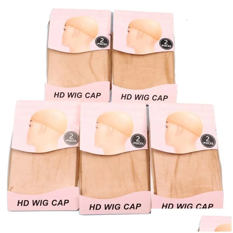 Wig Caps 6/12Packs Hd Wig Caps Ultra Thin Stocking Cap Hd Mesh Lace Hairnet For Lace Front Hd Sheer Wig Cap Hair Cap Wig Styling Tools