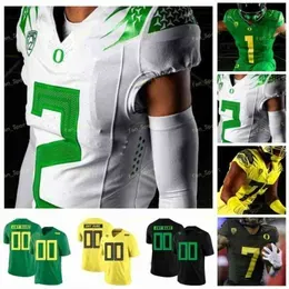 College NCAA Oregon Ducks Johnny Johnson III Jaylon Redd Mase Funa Drayton Carlberg Custom Football Jerseys Green White Black Men Women Yout