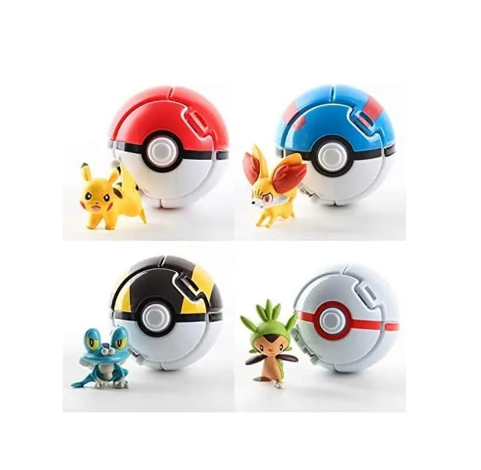 3ml pocket ball playset with battle action figure childrens toy set action figure gift creative toys