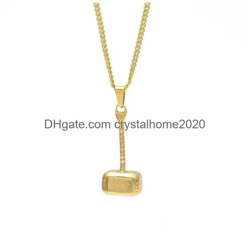 Pendant Necklaces Mystery Box 100% Surprise High Quality Gold Sier Necklace For Women Men Christmas Gifts Most Drop Delivery Jewelry N Dha3F