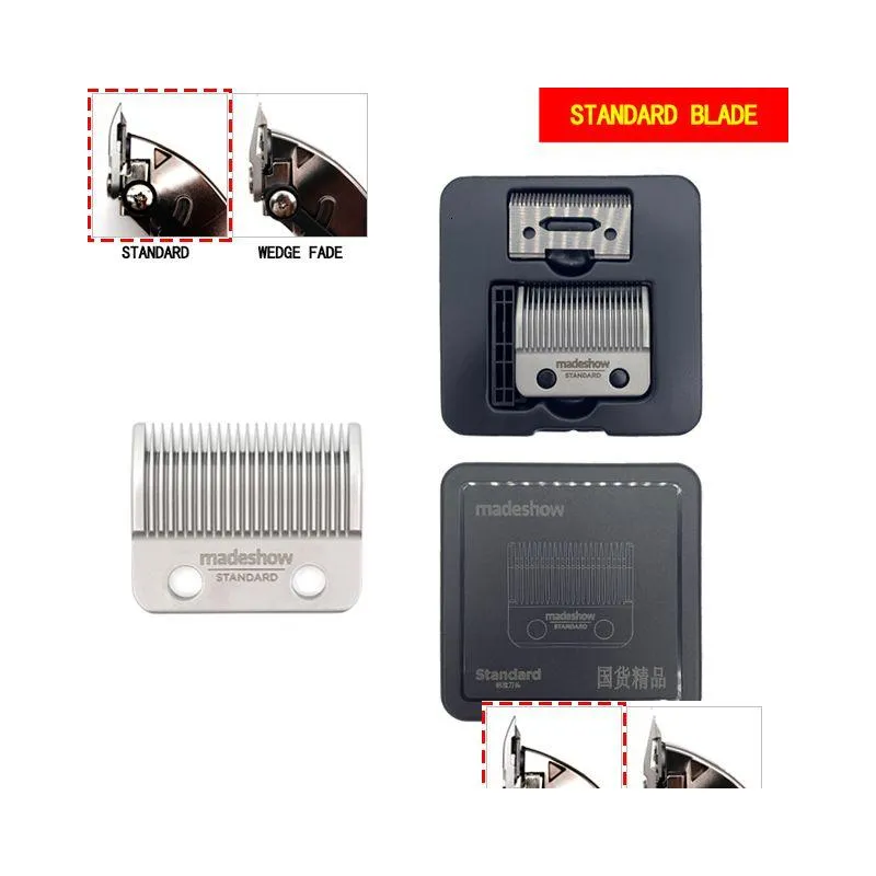 Hair Trimmer Madeshow M6 M11 Kulilang R55 Professional Hair Clipper 0mm Original Blade Hair Cutting Machine Replaceable Cutter Head