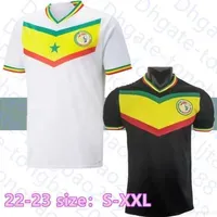 22 23 Senegal soccer jerseys 2022 2023 home away MANE KOULIBALY GUEYE KOUYATE SARR Maillot de football Uniforms jersey DIALLO Mendy GANA