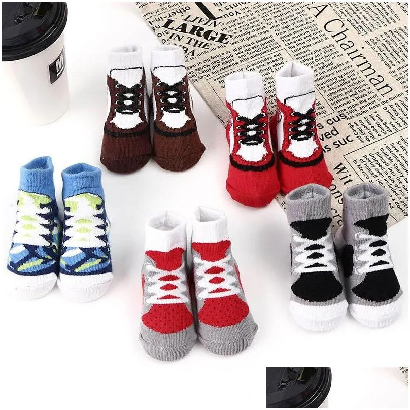 Kids Socks Casual Baby Socks Athletic Newborn Kids Boy Clothes Boys Designer Infant Clothe Drop Delivery Baby, Kids Maternity Baby Kid Otnrs