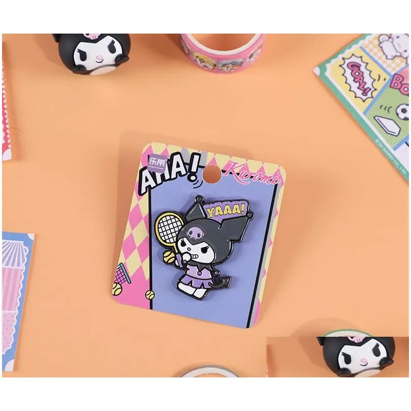 Cats kuromi pin Cute Anime Movies Games Hard Enamel Pins Collect Metal Cartoon Brooch