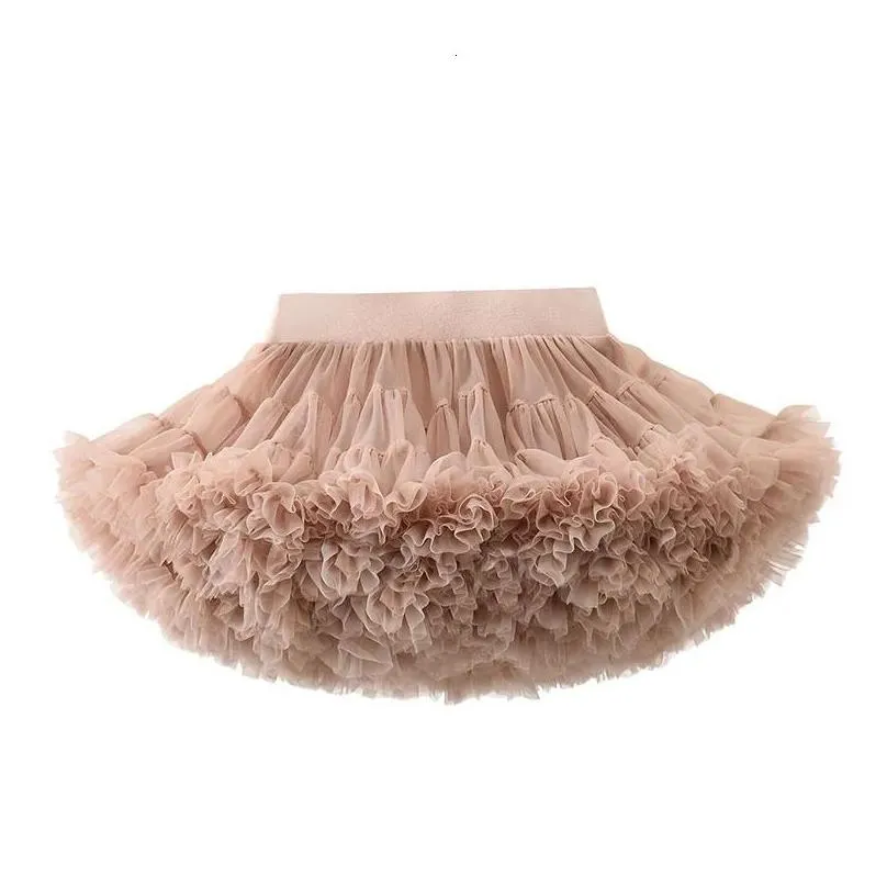 Skirts Skirts Upgrade Baby Girls Tutu Skirt For Children Puffy Tle Kids Fluffy Ballet Party Princess Girl Clothes B023 Drop Delivery B Dhdxm